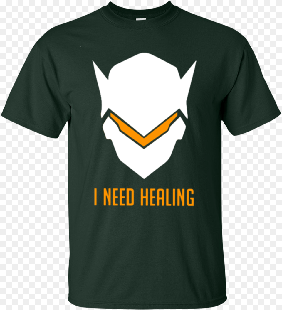 I Need Healing Genji Mask Genji Face Overwatch Icon Real Ass Bitch Give A Fuck Bout, Clothing, T-shirt, Shirt, Person Free Png
