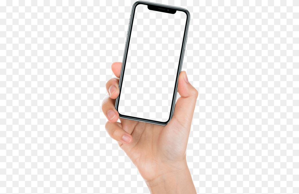 I Phone X In Hand Download Searchpng Phone In Hand, Electronics, Mobile Phone, Iphone, Adult Png Image