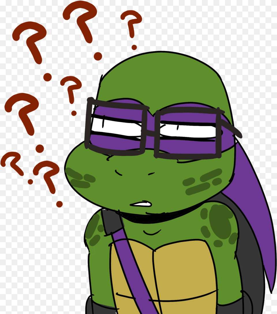 I Present To You The Worst Donatello I Ve Ever Drawn Cartoon, Baby, Person, Bag Free Png