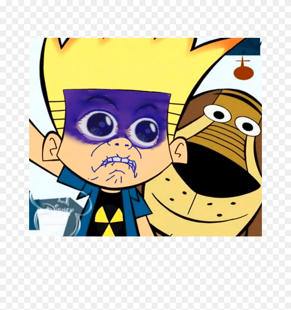 I Put Tottys Face On Johnny Test, Head, Person, Baby, Cartoon Free Png