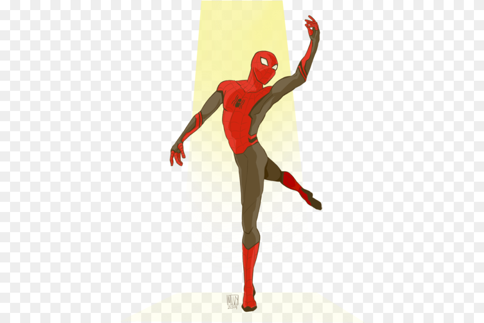 I Really Like That Video Of Tom Holland Spinning Spider Man, People, Person, Adult, Female Free Png