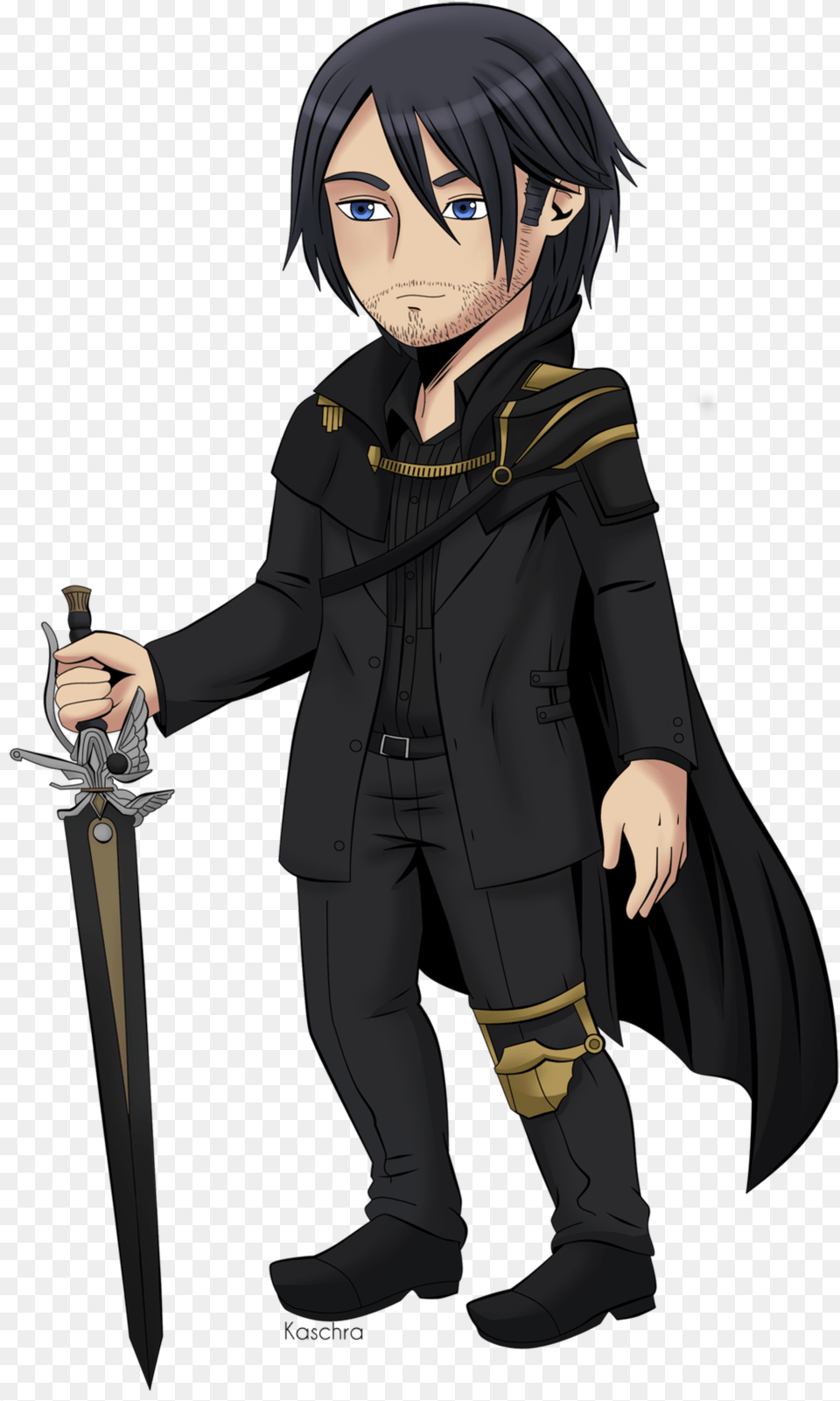 I Really Love Older Noctis So Fan Art Noctis Old, Weapon, Sword, Book, Comics Free Png Download