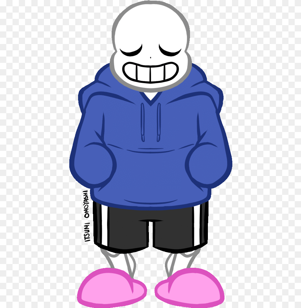 I Really Wanted To Animate A Dancing Sans So Here, Clothing, Hoodie, Knitwear, Long Sleeve Png