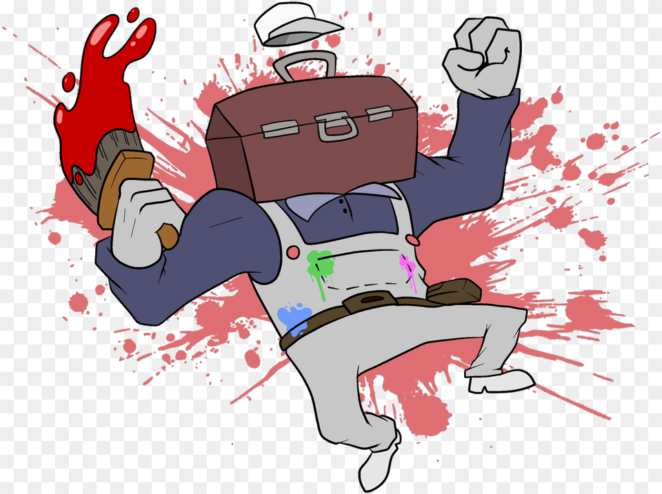 I Recently Rediscovered My Love For The Painter Boss Painter Castle Crashers, Baby, Person, Cartoon Free Png