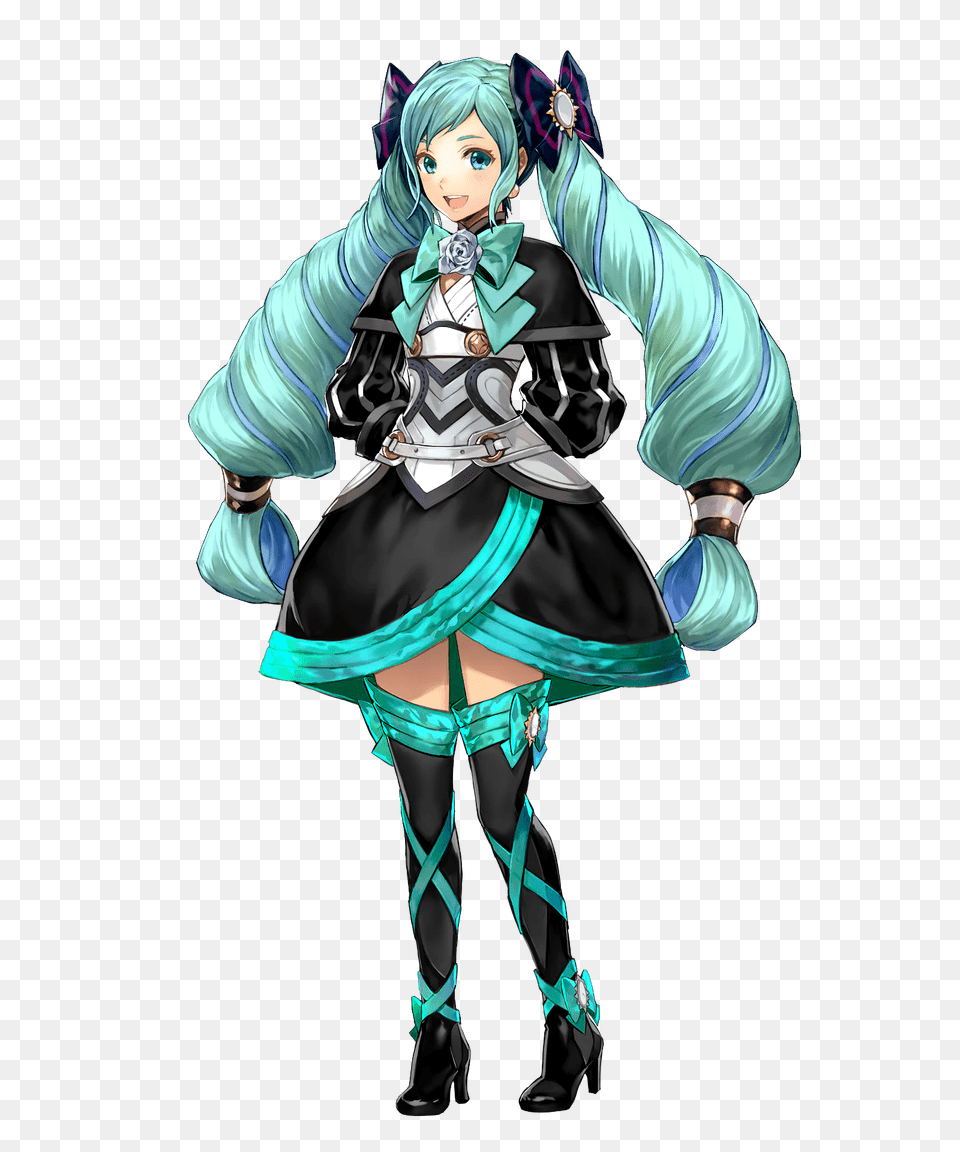 I Recolored Elise To Look Like Hatsune Miku Fireemblemheroes, Adult, Publication, Person, Female Png Image