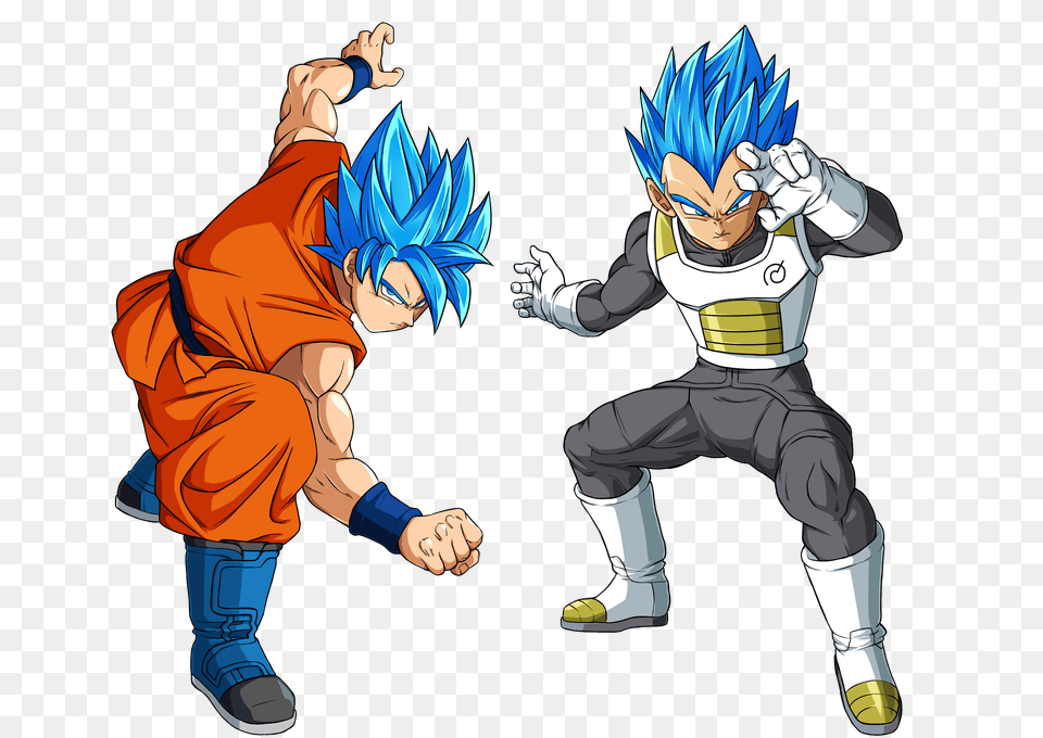 I Redid The Throwback Poses From Dbs In Hd Dbz, Comics, Publication, Book, Man Png Image