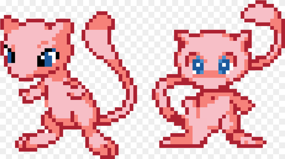 I Remade Gen 1 And 2u0027s Mew Sprite In 3u0027s Color Pokemon Red Mew, Dynamite, Weapon Png Image