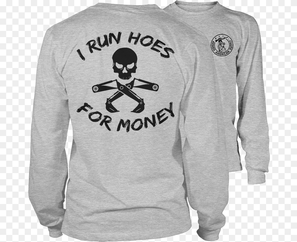 I Run Hoes Hi Vis Running Shirts, Clothing, Sweatshirt, Sweater, Sleeve Png Image