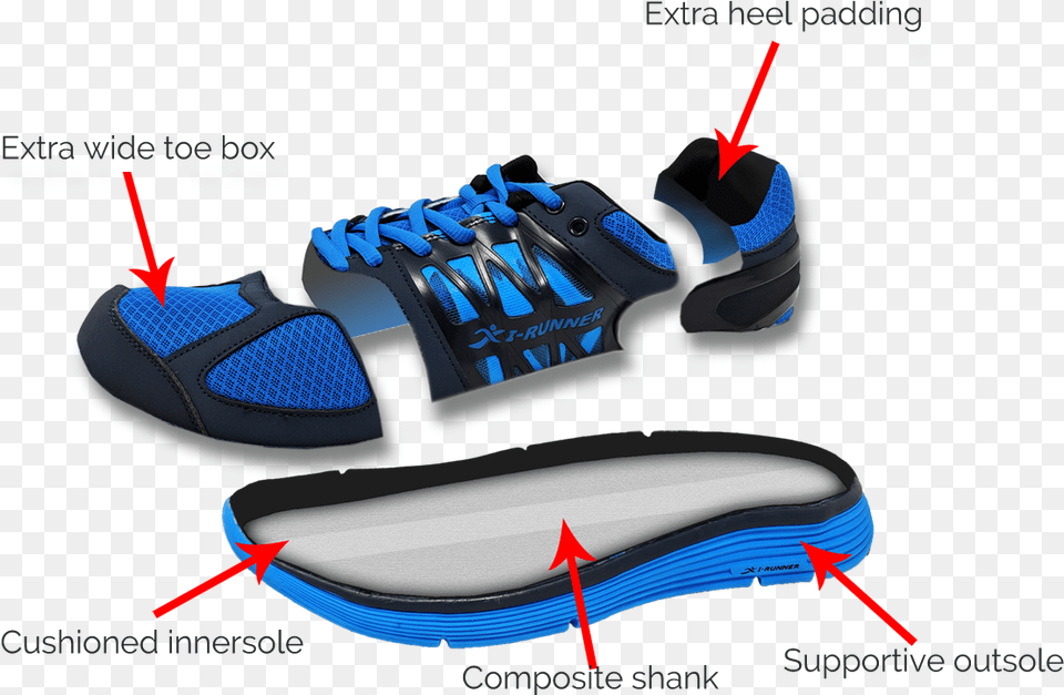 I Runner Shoe Features Trampoline, Clothing, Footwear, Sneaker, Running Shoe Free Png