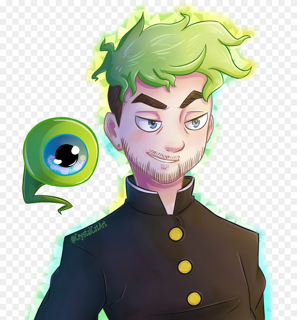 I Saw That Jack Started Watching Mob Psycho 100 And De Jacksepticeye Fan Art, Publication, Book, Comics, Adult Png Image