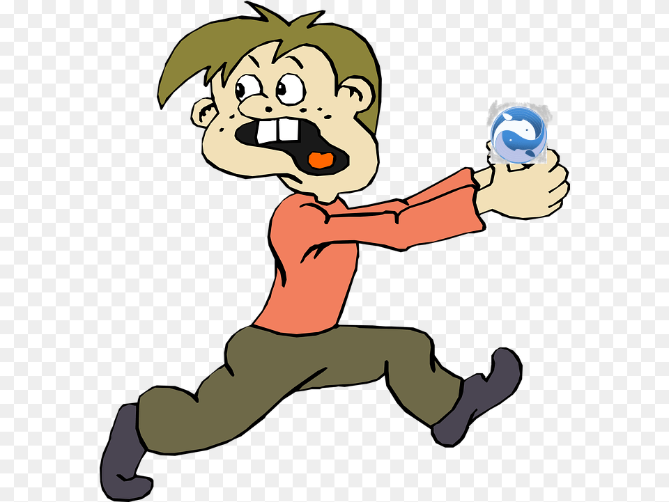 I See A Lot Of People Running Cartoon People Running Away Scared, Baby, Person, Face, Head Png