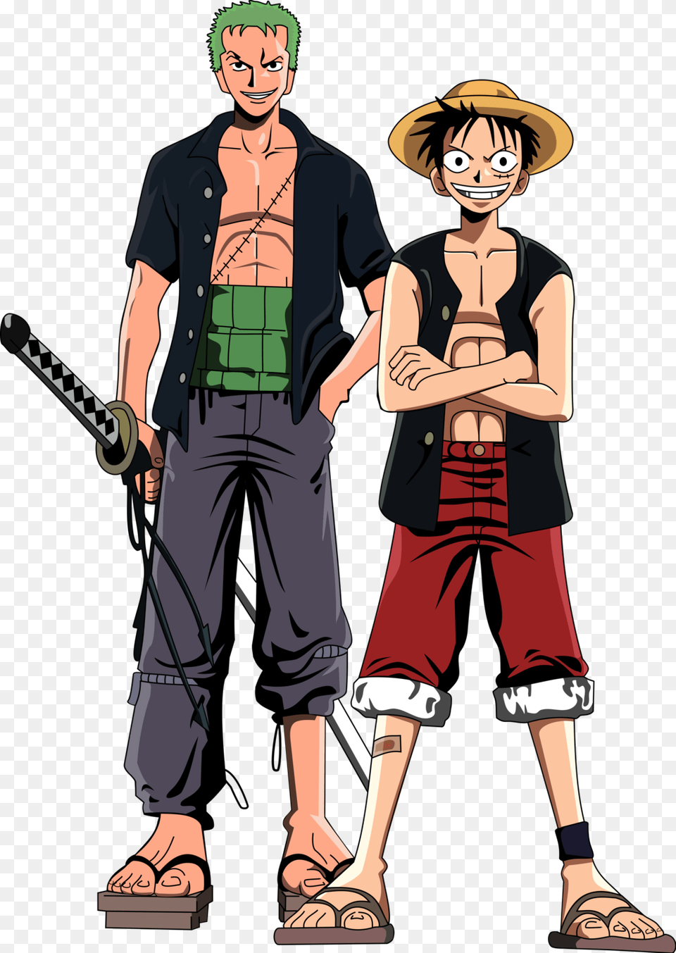 I See So It39s Zoro E Luffy, Publication, Book, Comics, Person Free Png Download