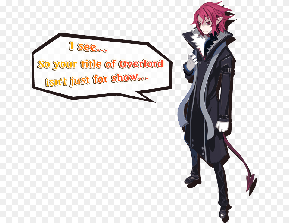 I Seeso Your Title Of Overlord Isn T Just For Show Disgaea Male Characters, Book, Publication, Comics, Adult Free Transparent Png