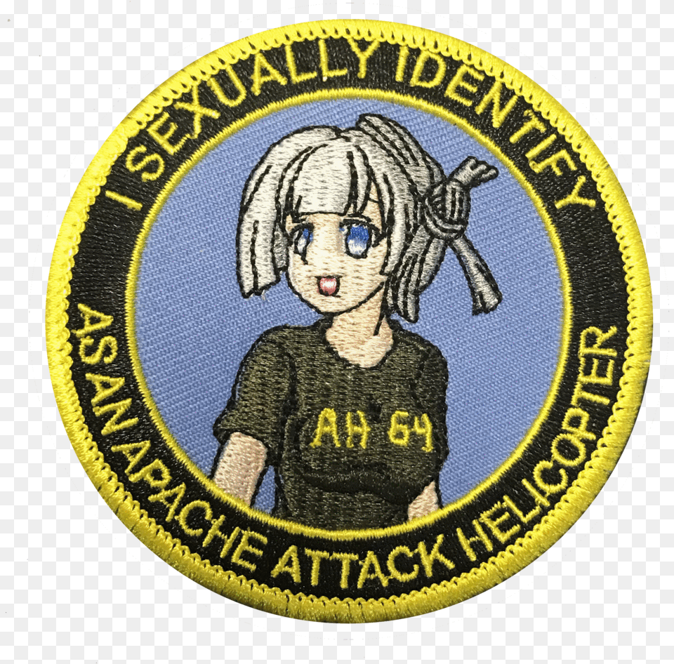 I Sexually Identify As An Attack Helicopter Embroidery Sexually Identify As An Attack Helicopter Patch, Badge, Logo, Symbol, Baby Png
