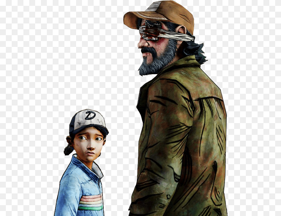 I Successfully Made A Transparent Of My Two Favorite Walking Dead Telltale, Portrait, Photography, Person, Head Free Png Download