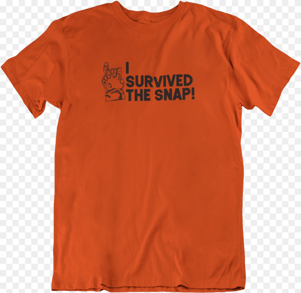 I Survived The Snap Thanos Avengers Unisex Short Sleeve Tshirt Sage Crystals And Trap Music, Clothing, T-shirt, Shirt Free Transparent Png