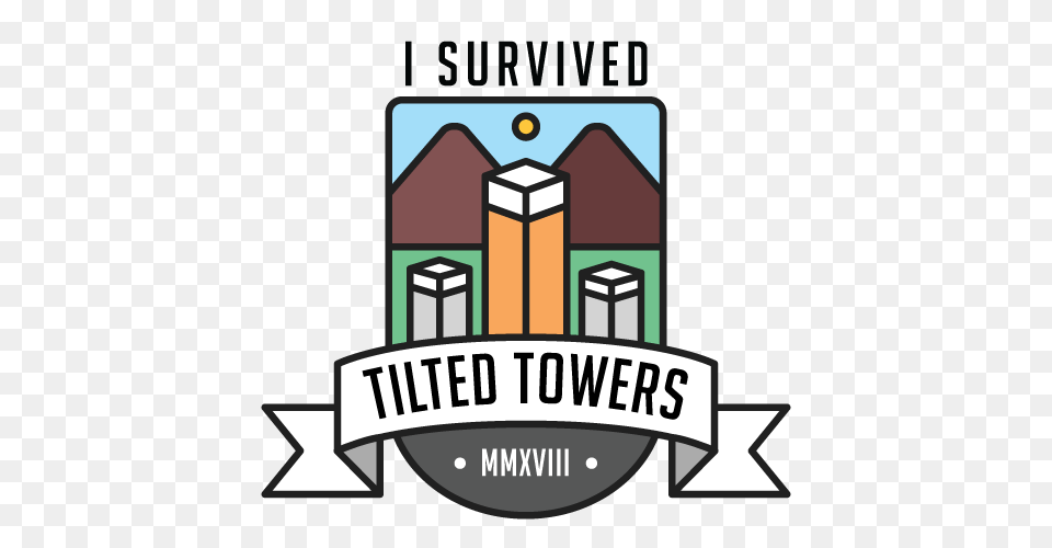 I Survived Tilted Towers On Behance, Dynamite, Weapon, Architecture, Building Png Image