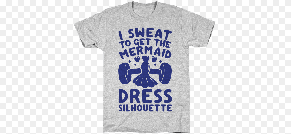 I Sweat To Get The Mermaid Dress Silhouette Mens T Shirt Coming Back As A Baby Onesie T Shirt Funny T Shirt, Clothing, T-shirt Png