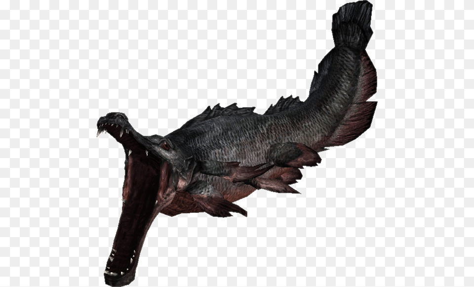 I Think I Just Realized Something Skyrim Slaughterfish, Animal, Dinosaur, Reptile Png Image
