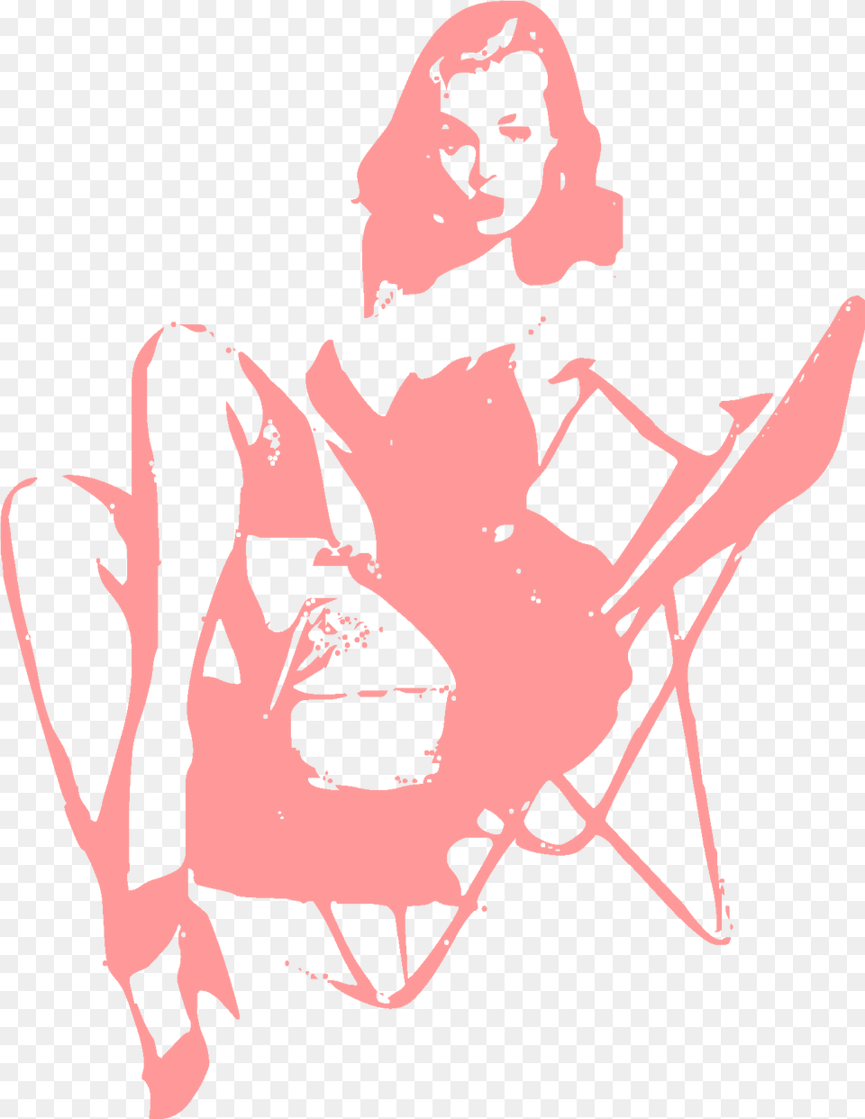 I Think I Might Decoupage A Pin Up Picture On A Tray Gil Elvgren That Low Down Feeling, Stencil, Adult, Female, Person Free Transparent Png