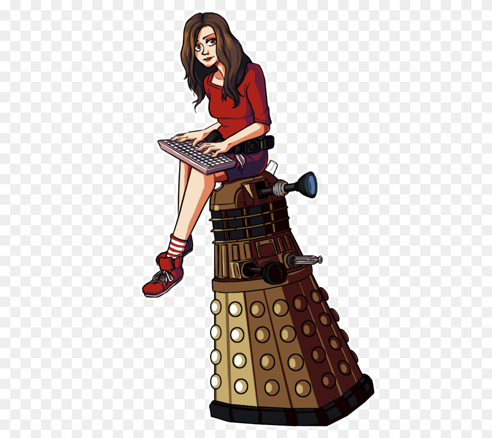 I Think The Doctor Should Have Rescued Her Anyway A Dalek, Skirt, Clothing, Adult, Person Free Png