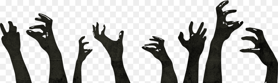 I Think The World Is Ready For A New Zombie Movie Transparent Zombie Hand Silhouette, Art, Collage, Wood, Electronics Png Image