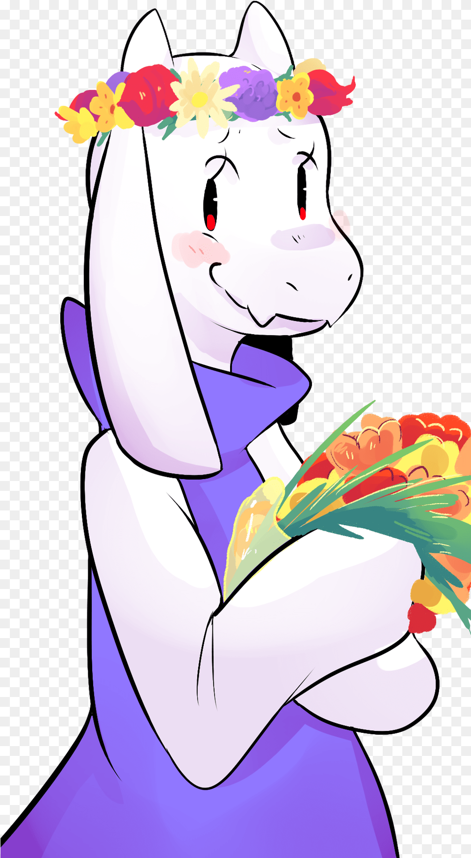 I Think Toriel Deserves A Ton Of Flowers Undertale Toriel Memes, Art, Graphics, Adult, Plant Png Image