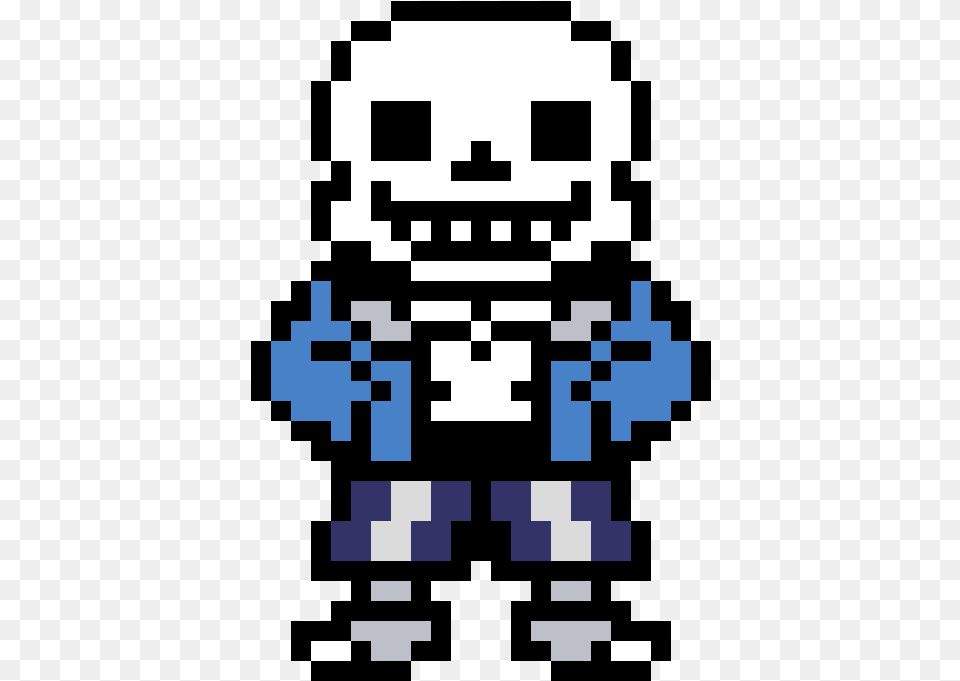 I Tried To Fixed Sans Overworld Sprite And Made It Undertale Sans Pixel Art, First Aid, Robot Png Image
