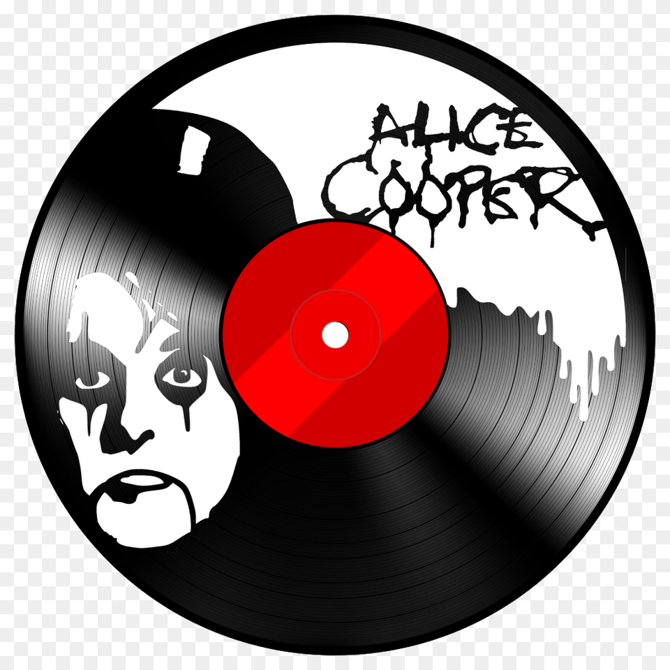 I Turn Colorful Old Vinyl Records From Local Opshops Alice Cooper, Disk, Dvd, Face, Head Png Image