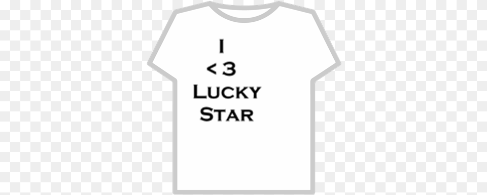 I U003c3 Lucky Star Transparent Background Roblox Tony Stark T Shirt Roblox, Clothing, T-shirt Free Png