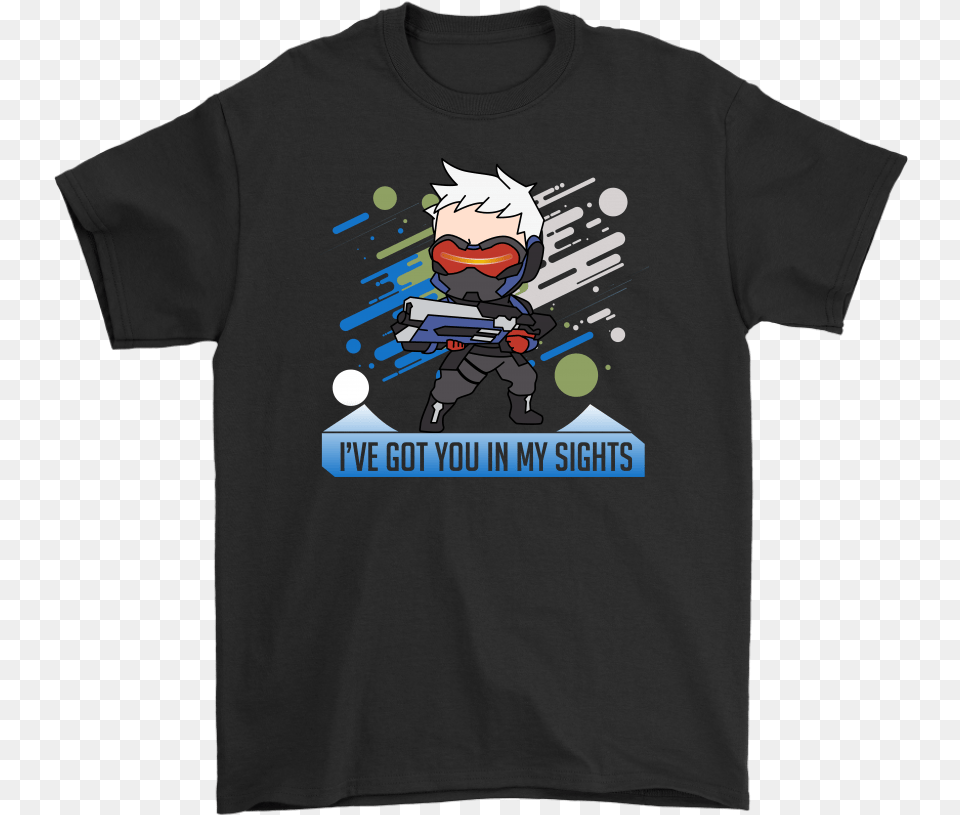 I Ve Got You In My Sights Small Soldier 76 Overwatch, Clothing, T-shirt, Baby, Person Free Transparent Png