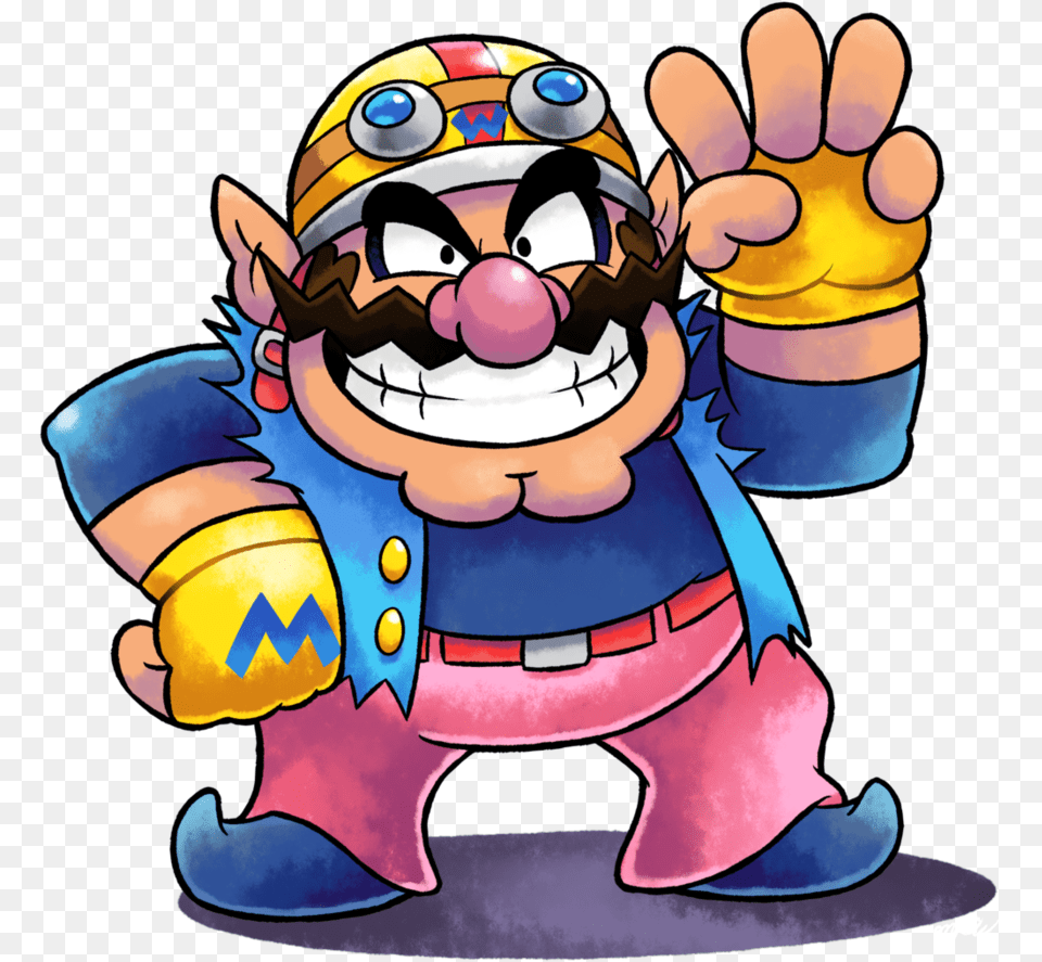 I Ve Legit Been Thinking About Improving Wario S Design Mario And Luigi Art Style, Baby, Person, Performer Free Png Download