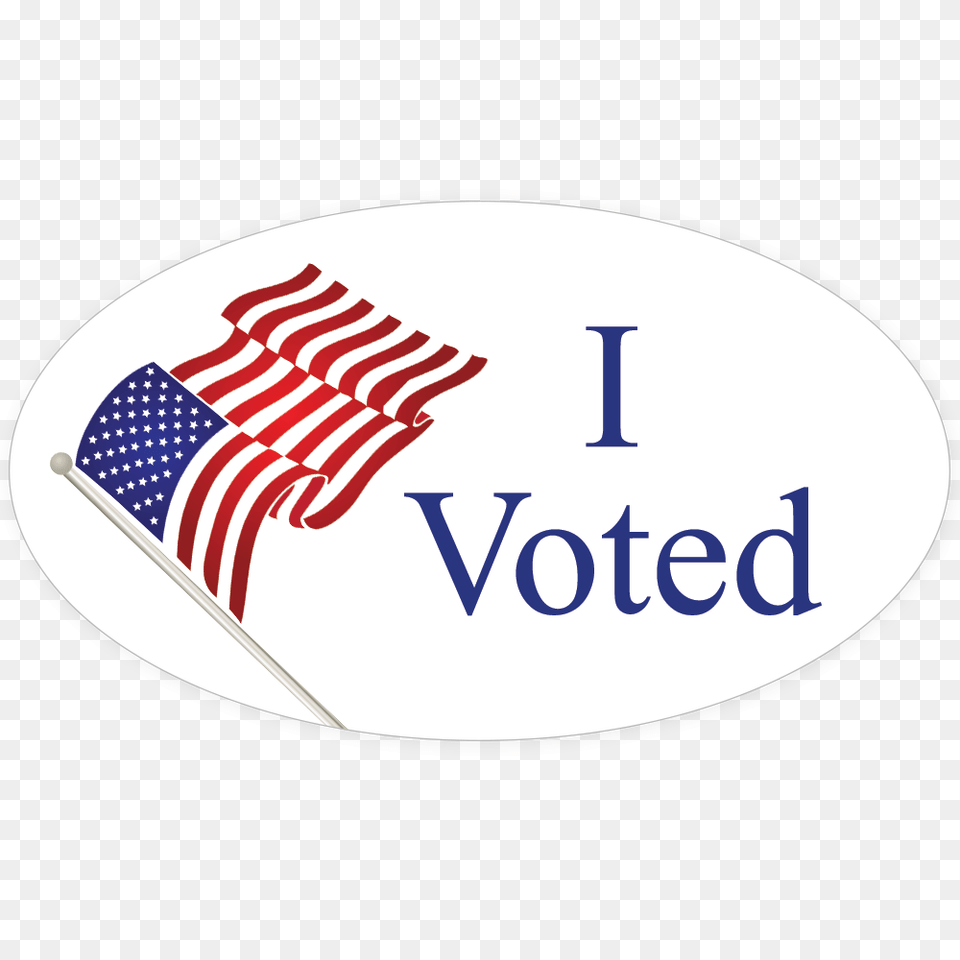 I Voted Sticker Filter, American Flag, Flag Free Transparent Png