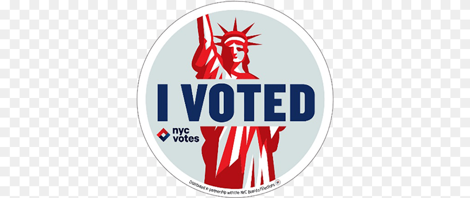 I Voted Sticker Finalists New York City Campaign Finance Voted Sticker 2020 New York, Logo, Food, Ketchup Free Png Download