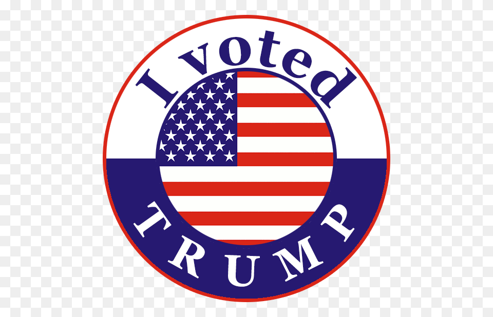I Voted Stickers, American Flag, Flag Free Transparent Png