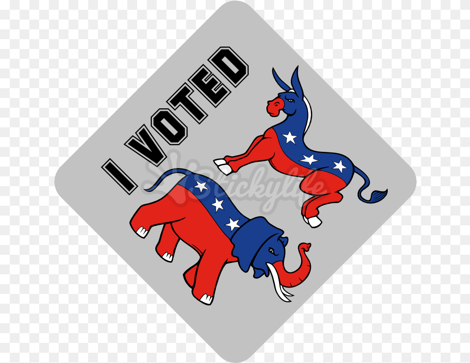 I Voted Temporary Tattoo Cartoon, Mat, Mousepad Free Png
