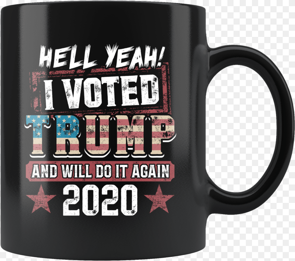 I Voted Trump And Will Do It Again 2020 President Mug Beer Stein, Cup, Beverage, Coffee, Coffee Cup Free Transparent Png