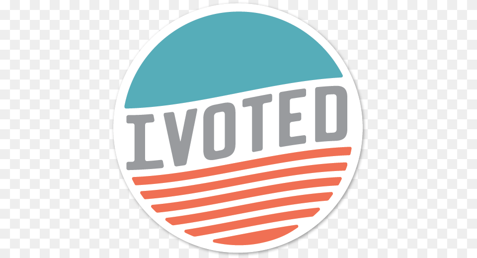 I Voted Vote America Graphic Design Typography, Badge, Logo, Sticker, Symbol Free Transparent Png