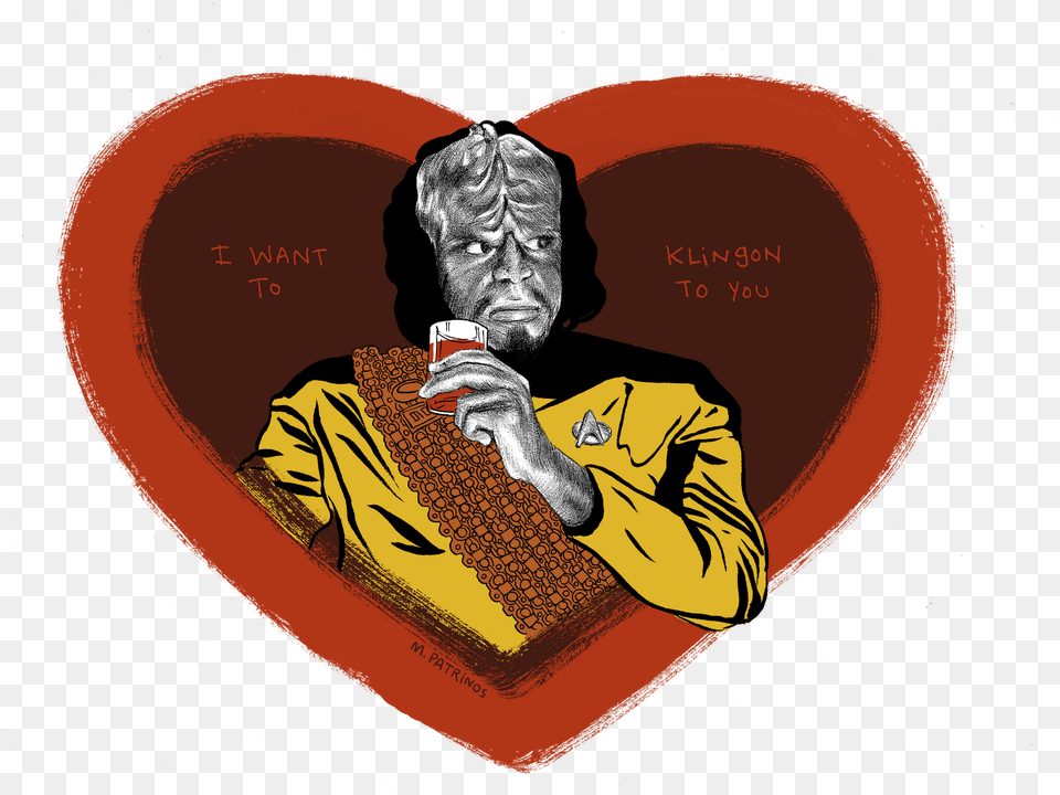 I Want To Klingon You Happy Valentines Star Trek Star Trek Love Valentine, Adult, Person, Man, Male Free Transparent Png