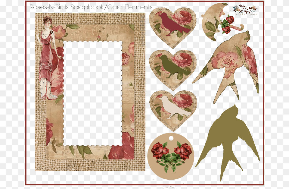 I Wanted To Give You A Large Frame For Your Stretched Canvas Print Campbell39s Rose Garden I, Art, Collage, Adult, Wedding Free Png Download