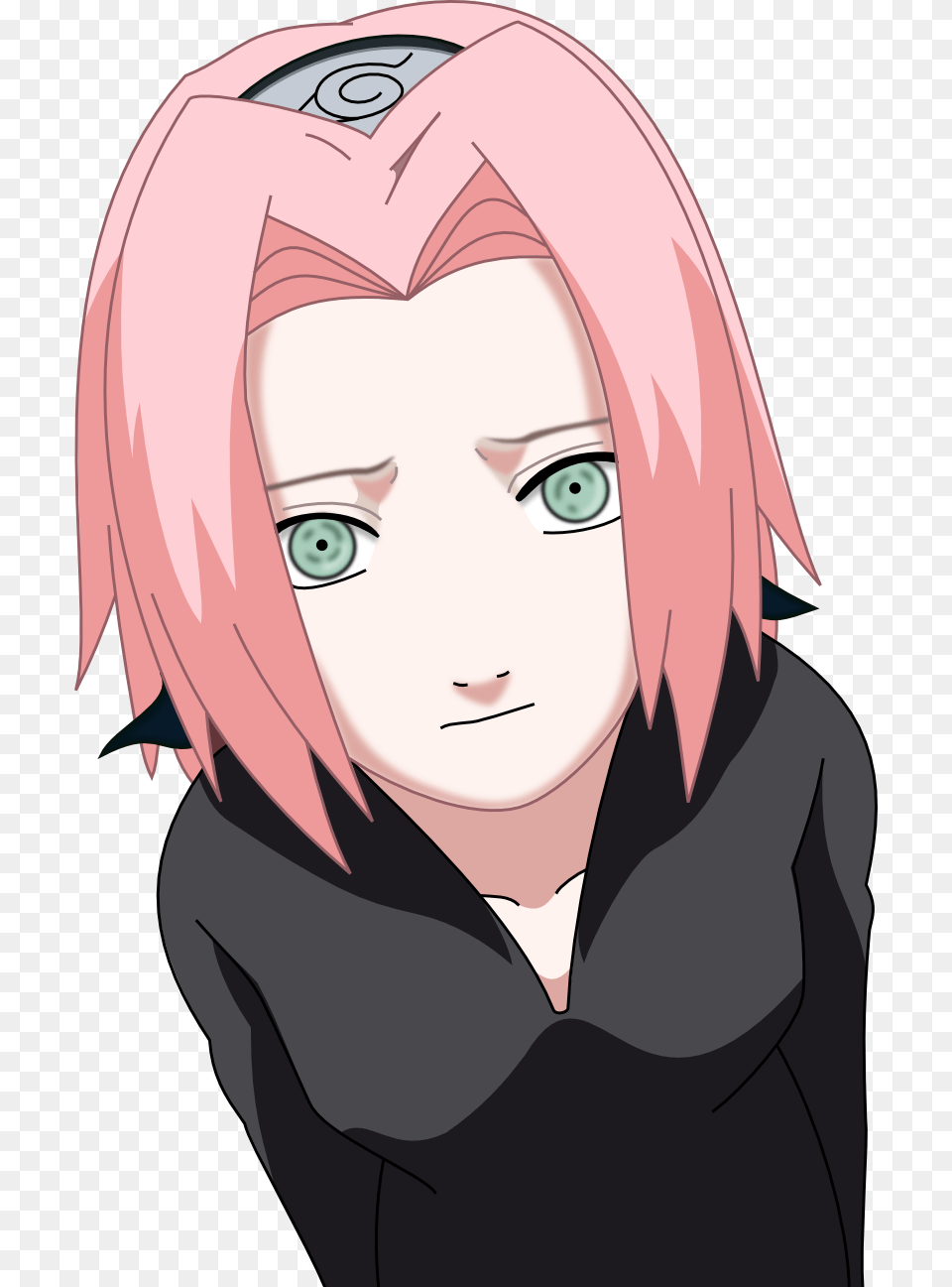 I Wanted To Know How Sakura Would Look Like With Mangekyou Sakura Haruno With Long Hair, Adult, Publication, Person, Female Free Png