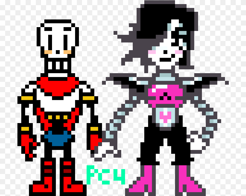 I Wanted To Make A Little Pixel Art Of Papyton Just Piskel Mettaton Sprite, Robot, Qr Code, Scoreboard Png Image