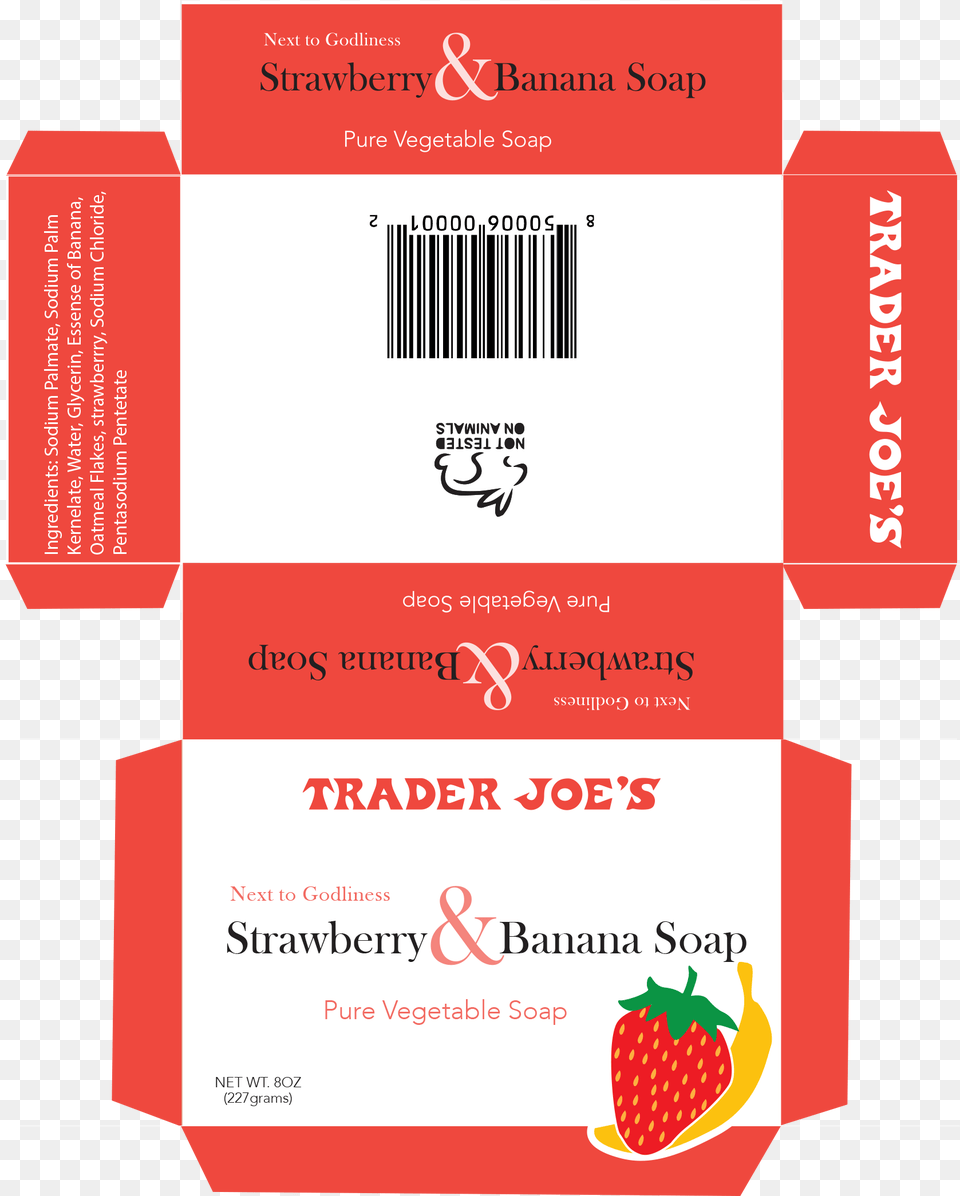 I Wanted To Redesign Three Of Trader Joe39s Soap Package Trader, Paper, Text Png Image