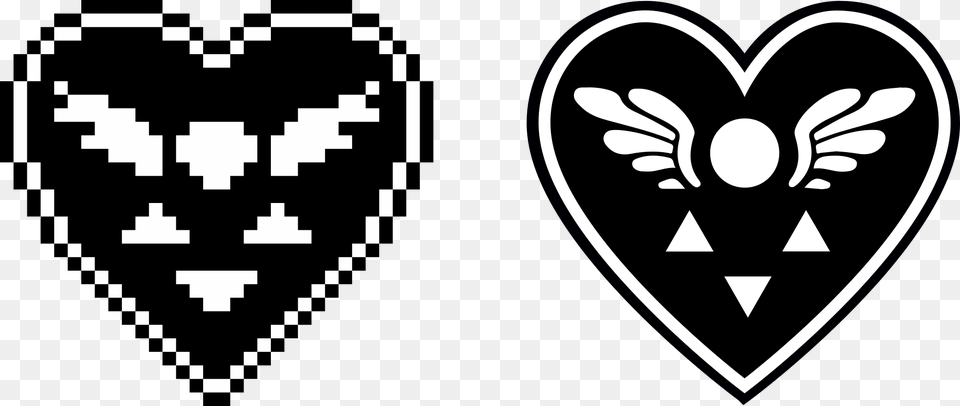 I Was Bored So I Made An Hq Version Of Deltarune S Undertale Delta Rune, Stencil, Heart, Qr Code Free Png Download