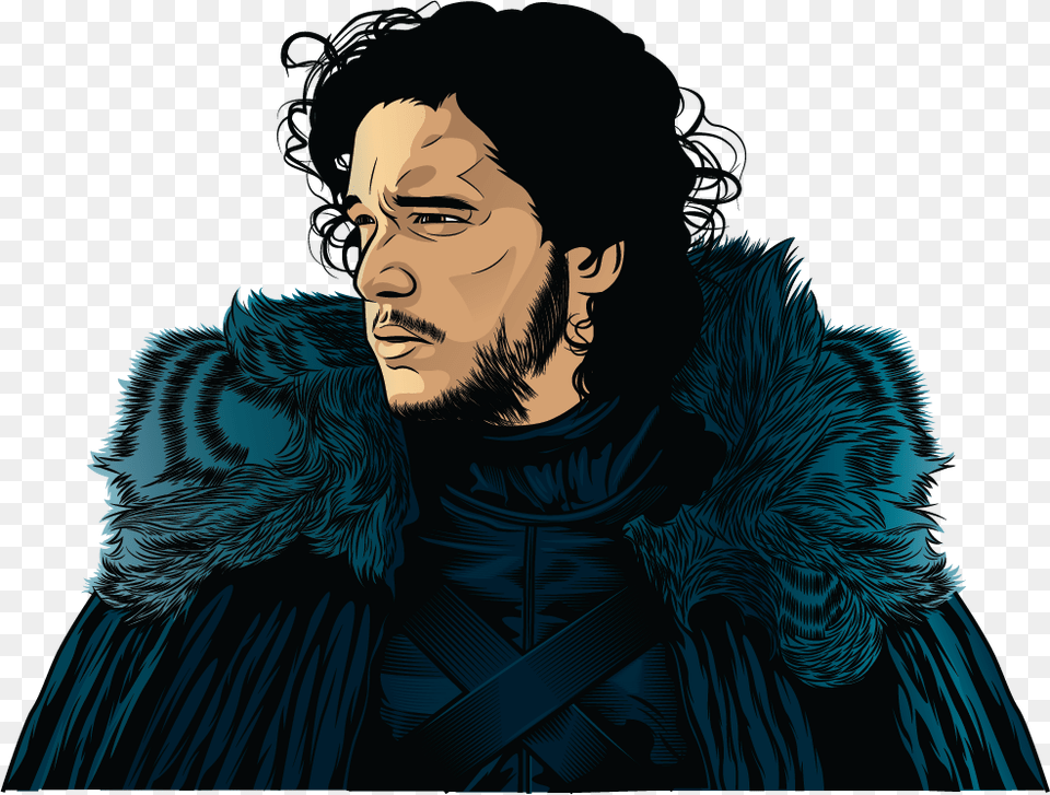 I Was Creating Jon Snow Vector Art With The Photo From Jon Snow Art, Adult, Face, Fashion, Female Free Transparent Png