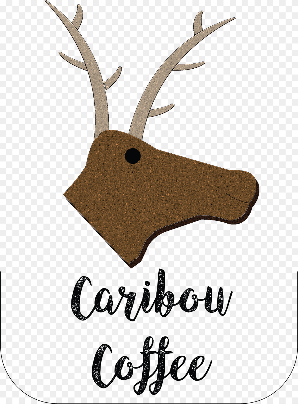 I Went With A More Rusticgrain Look For This Logo, Animal, Antler, Deer, Mammal Free Transparent Png