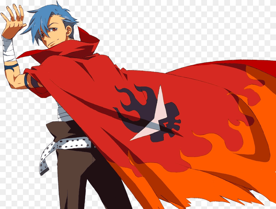 I Would Kill A Man In Cold Blood For A Team Dai Gurren, Fashion, Cape, Clothing, Person Free Png