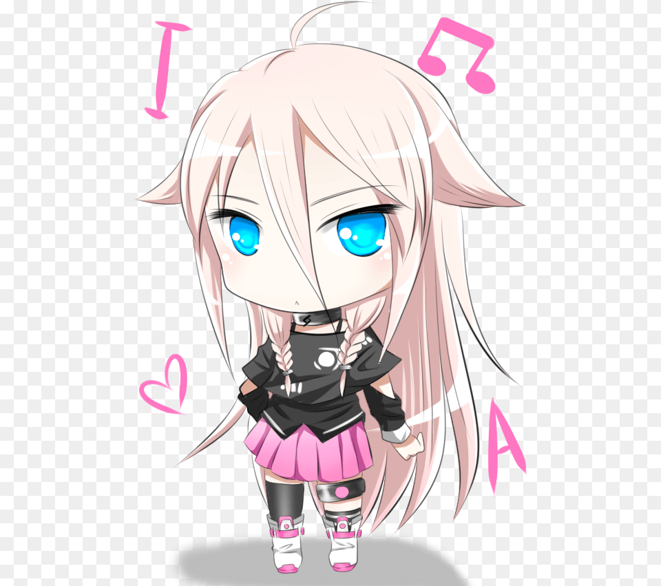 Ia Aria Chibi Ia Vocaloid Chibi, Book, Comics, Publication, Adult Png Image