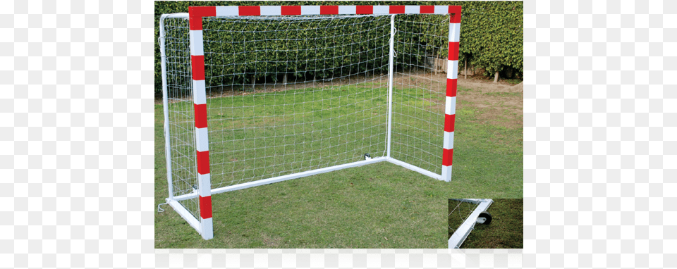 Iaaf Approved Goal Post Handball Post Track Amp Field Net, Grass, Plant, Fence, Ball Free Png