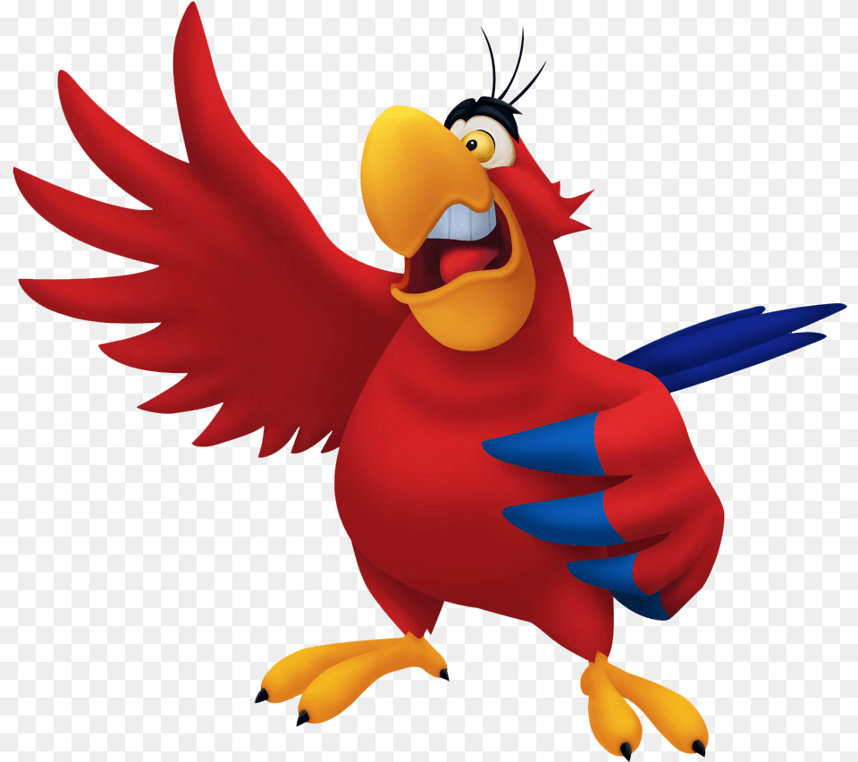 Iago Aladdin, Animal, Bird, Parrot Free Transparent Png